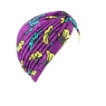 thumbnail image 1 of Turban Caps Multipurpose Pleated Supple to Touch Woman Accessories Sleep Hats Simple Design Breathable Polyester Women Hat Heart Pattern, 1 of 7