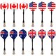 thumbnail image 1 of ColoMX 12pcs patrón de bandera magnética dardos seguridad juguetes para niños juegos dardo de repuesto, 1 of 8