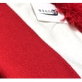 thumbnail image 6 of COUVER White Red Pom Pom Cuff Beanie Hat 12" for Costume or Winter, 1PC, 6 of 8