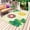 Cream, variant on Summer Swimming Pool Outdoor Rug for Patio/Deck/Porch, Non-Slip Large Area Rug 3 x 5 Ft, Floral Plumeria Leaves Blue Plaid Indoor Outdoor Rugs Washable Area Rugs, Reversible Camping Rug Carpet Runner