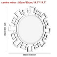 thumbnail image 4 of Modern & Contemporary Beveled Accent Wall Mirror, 4 of 9