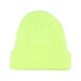 thumbnail image 2 of Dakiuu Boys Girls Kids' Knit Beenie Watch Hat Soft Unisex Toddler Winter Knit Ribbed Beaniee Warm Children Cuffed Caps, 2 of 4