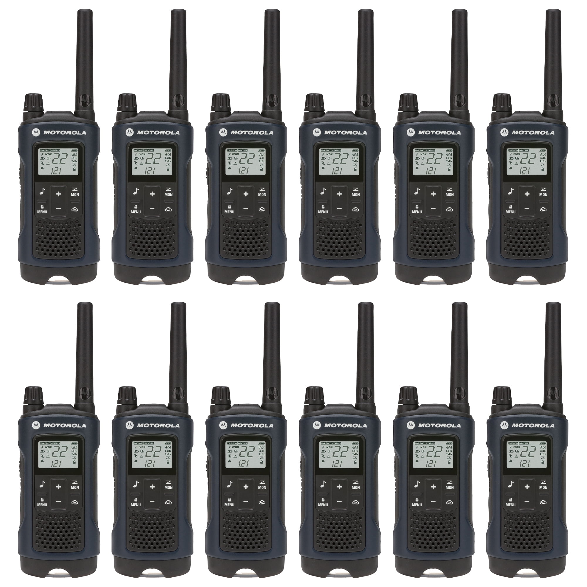 Motorola Talkabout T460 TwoWay Radio, 35 Mile,12 Pack, Dark Blue