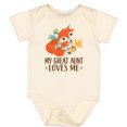 thumbnail image 3 of Inktastic My Great Aunt Loves Me Fox Boys or Girls Baby Bodysuit, 3 of 5