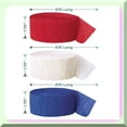 thumbnail image 4 of LAMIRO Patriotic Party Streamers - Celebrate Independence Day with Vibrant Red,White,and Blue Crepe Paper Decorations!, 4 of 4