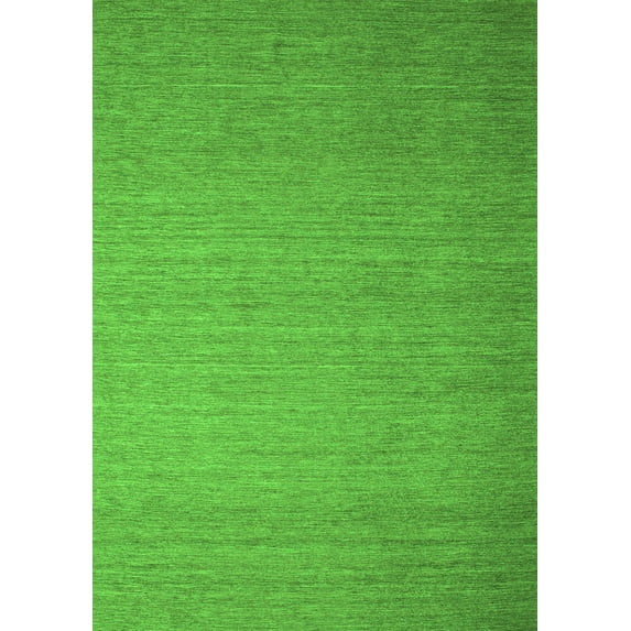 Ahgly Company Indoor Rectangle Abstract Green Contemporary Area Rugs, 8' x 12'