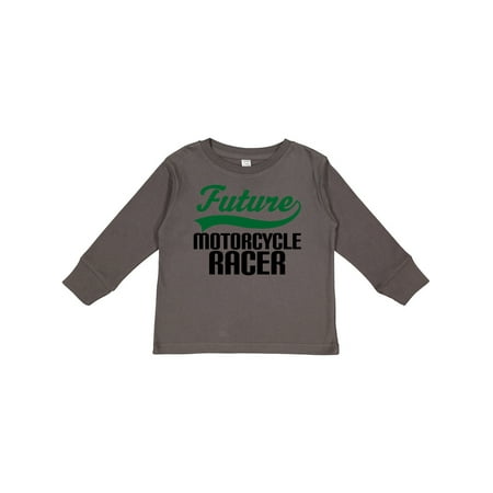 

Inktastic Future Motorcycle Racer Gift Toddler Boy Girl Long Sleeve T-Shirt