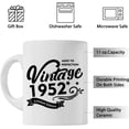 thumbnail image 3 of 70th Birthday Gifts for Women Men - 1952 Old Time Information - Vintage 1952 - 70th Birthday Mug - 70th Birthday For Her & Him - Unique Funny 70th Bday Gift Idea - Milestone Birthday - 12oz, 3 of 6