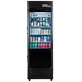thumbnail image 2 of Premium Levella PRFIM1257DX Single Glass Door Merchandiser Refrigerator-Freezer with Automatic Ice Maker Display Beverage Cooler-12.5 cu ft-Black, 2 of 2