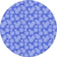 thumbnail image 1 of Ahgly Company Machine Washable Indoor Square Transitional Day Sky Blue Area Rugs, 3' Square, 1 of 7