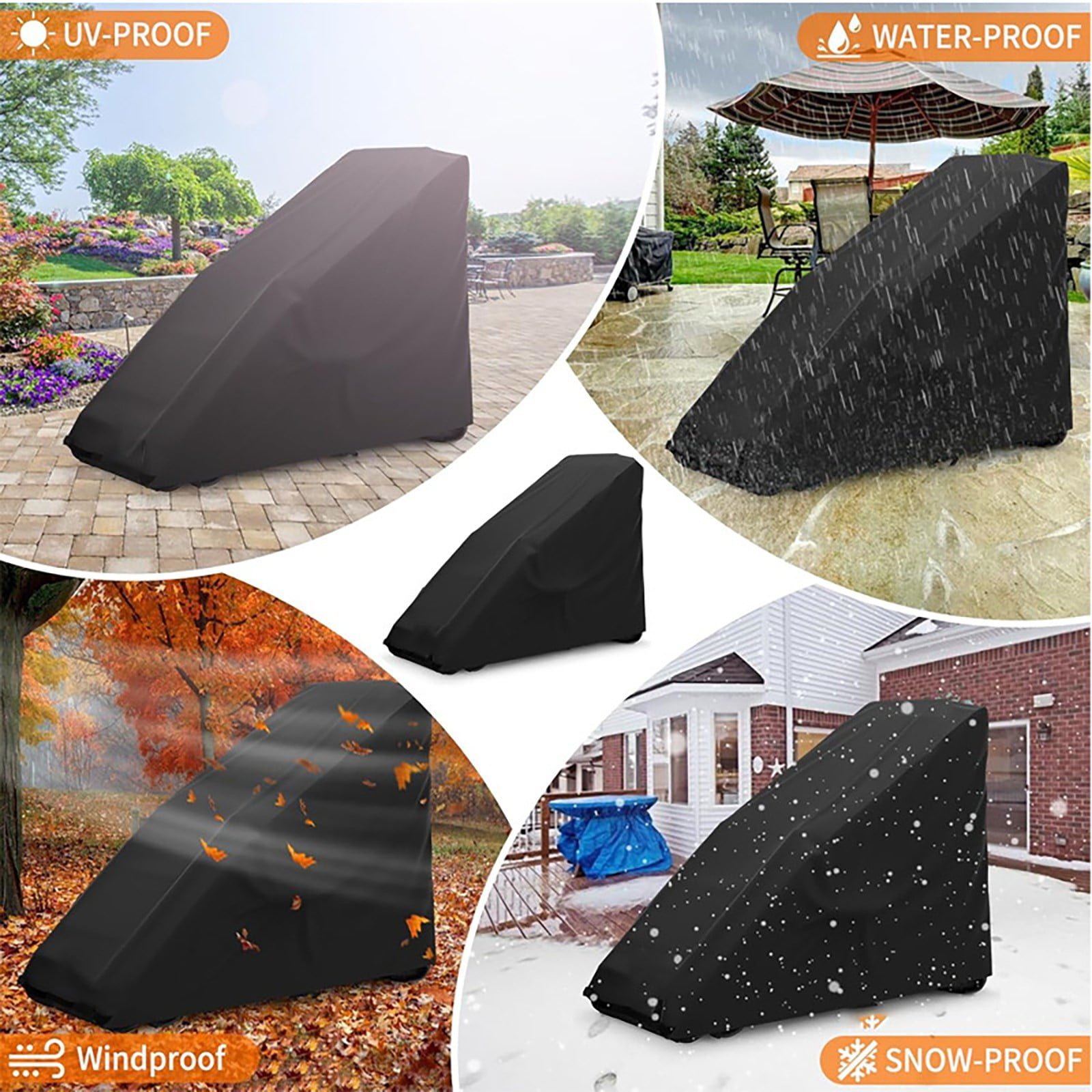 Outdoor Furniture Covers Waterproof 1PC, All Weather General Purpose Patio Sofa Table Chair Covers, Outside Yard Courtyard Furniture Protection Cover, Easy to Install Duty Cover