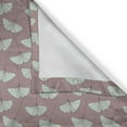 thumbnail image 5 of Ambesonne Botanical Grommet Curtain, Ginkgo Leaves Retro, 50" x 72", Mauve Taupe Mint Green, 5 of 6