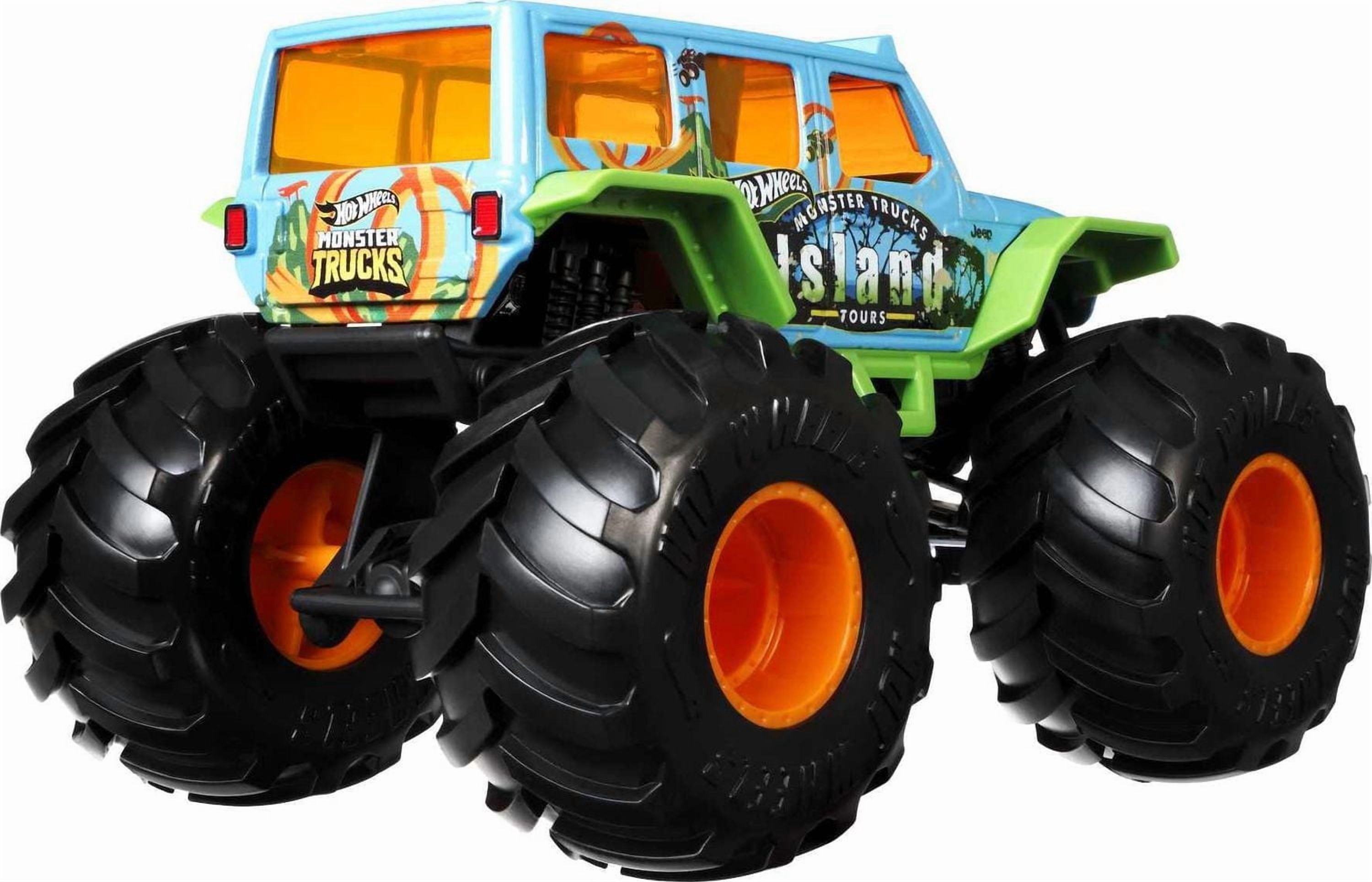 Hot Wheels Monster Trucks 1:24 Scale Die-cast Jeep Wrangler