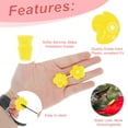 thumbnail image 4 of Unique Bargains Hummingbird Feeder Parts Durable Hummingbird Feeder Replacement Flowers Easy Installation Yellow 16 Pcs, 4 of 7