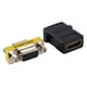 thumbnail image 2 of puerto HDMI hembra 1 puerto VGA hembra AV toma de pared toma de vídeo placa de conector frontal blanco, 2 of 5