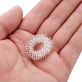 thumbnail image 2 of Anillo de Masaje Relajante para Dedos, Plata - Ideal para Usuarios de Computadora a Largo Plazo, Diseño Ergonómico, Material de Acero, Promueve Circulación y Belleza en los Dedos., 2 of 6