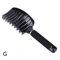 Detangling Hair Brush Nylon Bristle Hairbrush Women Hair Scalp Massage Comb Brush Wet Hair Brush Hairbrush for Curly Hair W3N0