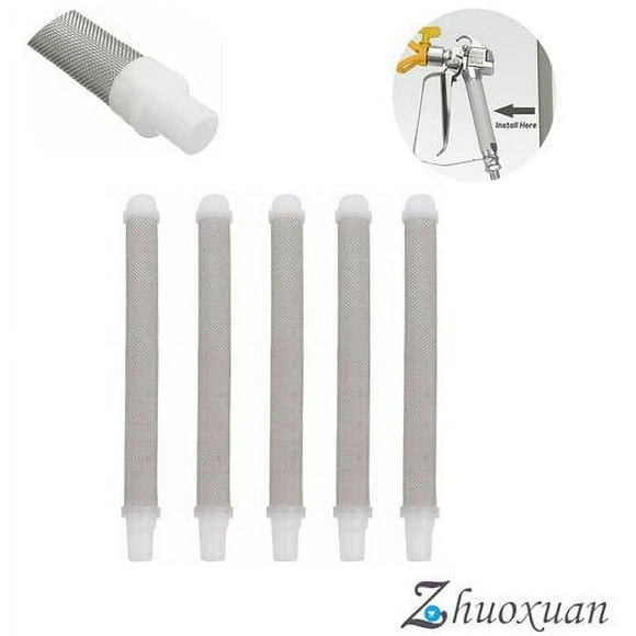 60 Mesh Airless Spray Gun Filters, Pack of 5, Compatible with Wagner Airless Paint Sprayers