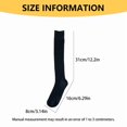 thumbnail image 6 of LDU Knee High Socks for Women,High Elasticity Lightweight & Breathable Calf Socks,3-Pair Pack, 6 of 6