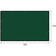 thumbnail image 3 of CAMWINGS RV Awning Privacy Screen Shade Panel Kit Sunblock Shade Drop 10 x 16ft, Dark Green, 3 of 7