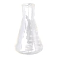thumbnail image 2 of Matraz Erlenmeyer de vidrio de borosilicato (4 unidades, 50 ml, 100 ml, 250 ml y 500 ml) para química de laboratorio., 2 of 14