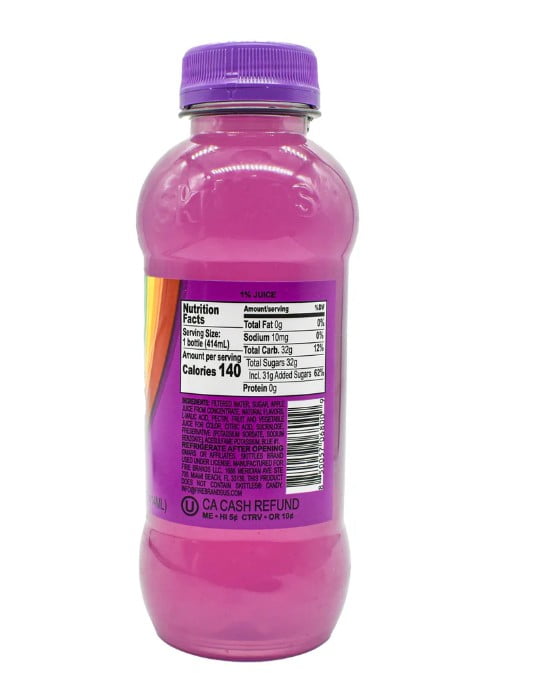 SKITTLES Flavored Drink - Wild Berry Flavors 14 Fl oz. Bottle - Pack Of 12