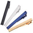 thumbnail image 3 of RomaMX 4pcs Prácticos clips de corbata Male TIE CLIP ACCESORIOS CÓMATICOS DELICOS CLIPS, 3 of 8