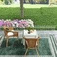 thumbnail image 3 of Demi Bonn Metal Decorative Garden Fence 17.2 in H x 9.2 ft L, 5 Panels Border Dog Fence Panels Animal Barrier, for Yard Patio Flower Bed Lawn Outdoor, White, 3 of 10