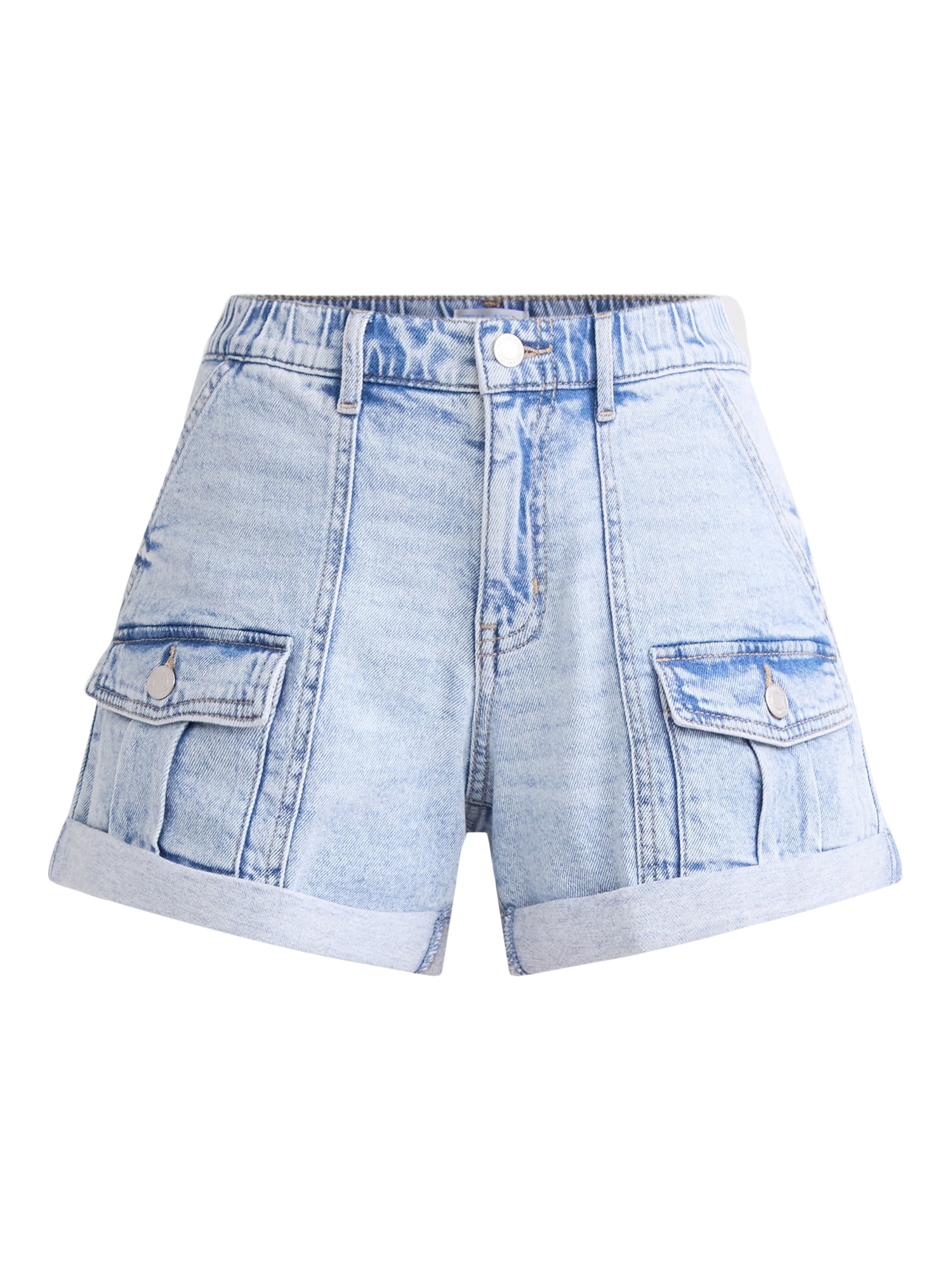 Time and Tru Women's Utility Shorts, 4" Inseam, Sizes 0-22