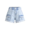 thumbnail image 2 of Time and Tru Women's Utility Short, 4" Inseam, Size Range 2-20, 2 of 5