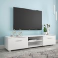 thumbnail image 2 of Zechuan TV Stand with 2 Storage Cabinets for TVs up to 70", White, 2 of 8