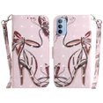 thumbnail image 2 of Case for Motorola MOTO G31/G41 Cover Magnetic 3D Pattern Wallet Flip Case With Strap - High heel, 2 of 5