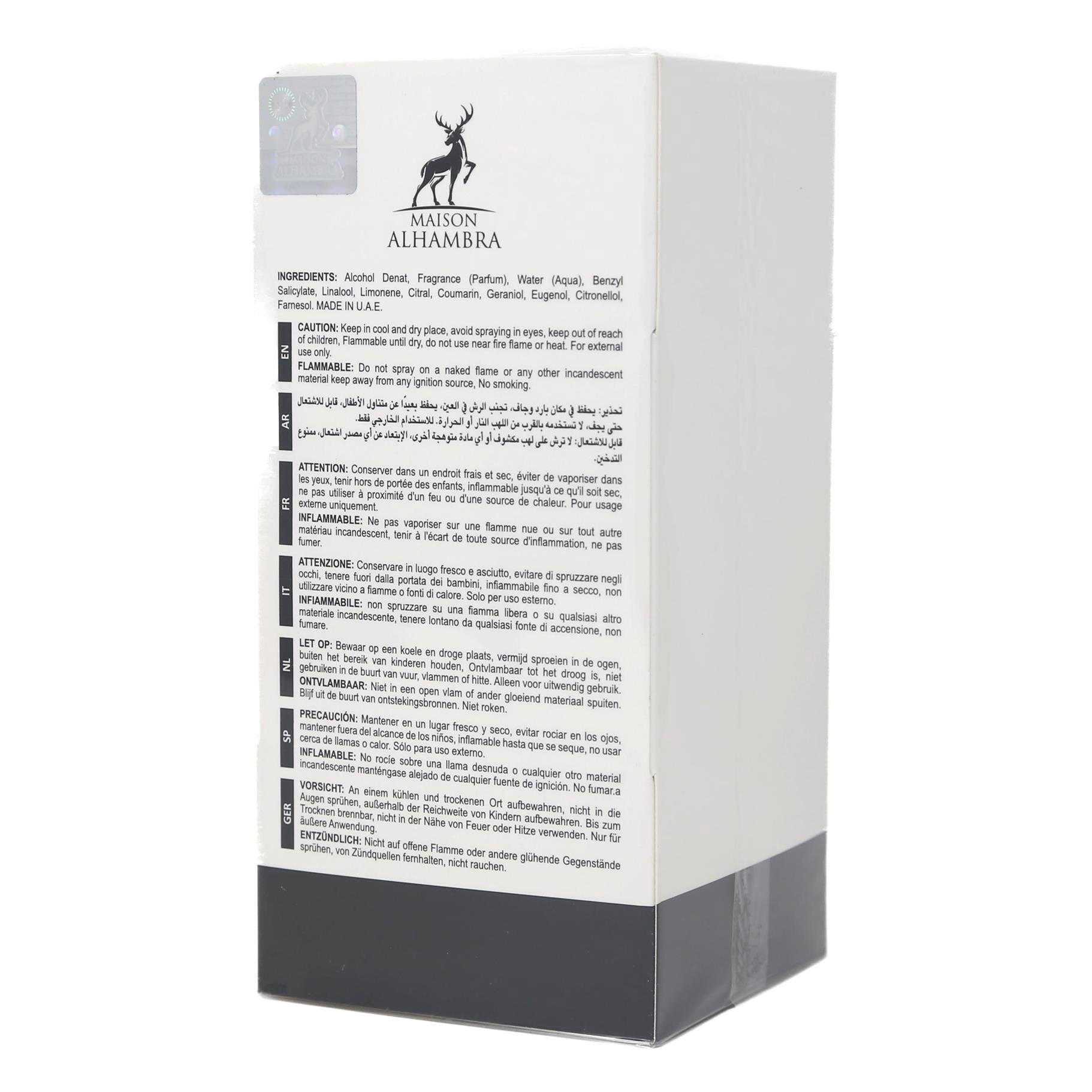 AL HAMBRA JEAN LOWE IMMORTAL 100ML EDP SPRAY