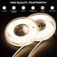 thumbnail image 3 of Tira de Luces LED PAUTIX Blanco Natural Superbrillantes 15 m CRI90+ para Gabinetes y Proyectos de Br, 3 of 9