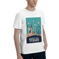 thumbnail image 2 of Bingfone Let'S Go Travel Men'S Loose Fit Short-Sleeve Pocket T-Shirt, 2 of 7