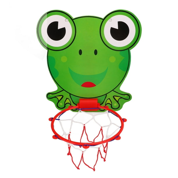 Aro De Baloncesto, Tablero Grueso Que Estimula Los Intereses Deportivos Diseño Colgante Aro De Baloncesto De Dibujos Animados Con Inflador Para Actividades En Interiores