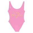 thumbnail image 4 of MKLEKYY Trajes De Baño Mujer Short Women Fashion Letter Print Piece Swimsuit Sexy Bikini Swimwear Bathing Sleeveless Backless Swimsuit 2128, 4 of 4