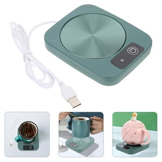 KJHBV 1 Set USB Thermostat Coaster Warming Cup Coaster Ceramic Cup with  Warmer Electric Cup Warmer Cordless Mug Warmer Self Heated Cup Car Cooler  Cup