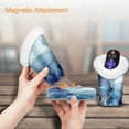 thumbnail image 5 of Fintie Plush Lined Double Eyeglasses Holder with Magnetic Base, Anti-scratch PU Leather Glasses Stand Case, Ocean Marble, 5 of 7