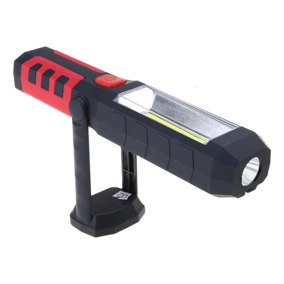 CEORPER Portable Magnetic COB Emergency Strobe LED Working Light Torch Semaphore Lamp Repairing Flashlight for Inspection Work