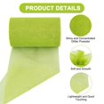 thumbnail image 3 of Rollo de Tul TONIFUL 15 cm x 46 m Cinta Verde con Brillo, 3 of 6
