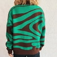 thumbnail image 5 of Itsame Loose Sweater for Womens Long Sleeve Pullover Sweaters Crew Neck Sweatertop Green Size M, 5 of 5