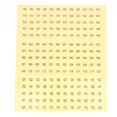 thumbnail image 4 of Waterproof Number 1-60/ 61-120/121-180 Label Sticker for Nail P A1, 4 of 5