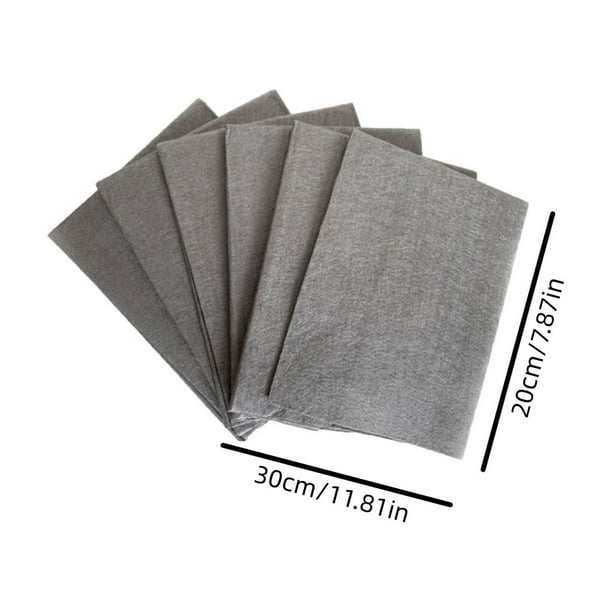 Paquete de 5 paños de limpieza de microfibra, absorbentes, para la cocina, paños para vidrio y espejos sin pelusa, trapo de limpieza descontaminante sin marcas para el hogar y el automóvil, paño de