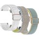 thumbnail image 1 of Correa de nailon integrada con patrón de 3 ondas (blanco, azul, camello), adecuada para Apple Watch de 42/44/45/49 mm, correa reemplazable, 1 of 3