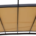 thumbnail image 5 of Unique Choice Universal Replacement Canopy Cover for 12 Ft L x 9 Ft W Curved Outdoor Pergola Structure,Color Khaki, 5 of 7