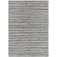 thumbnail image 5 of Unique Loom Chindi Jute Collection Area Rug (8' x 11' Rectangle White Black), 5 of 5