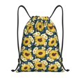thumbnail image 1 of Fotbe Sunflowers Bolsa Mochila con Cordón Estampada, Bolsa de Gimnasio Deportiva, Bolsa Cinch, Bolsa con Cordón para Hombres y Mujeres-Medium, 1 of 6