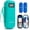 Green, variant on YOUSHARES Insulin Cooler Travel Case with Temperature Display - Refrigerated Medicine Cooling Bag with 2 TSA Approved Ice Pack, Medication Pen Diabetic Supplies Organizer for Trip and Daily(Blue)