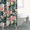 thumbnail image 5 of Waterproof Pioneer Shower Curtain 36x72 Inch Polyester Unique Colorful Floral Shower Curtain for Bathroom Hotel Home Decor with 7 Plastic Hooks, 5 of 5